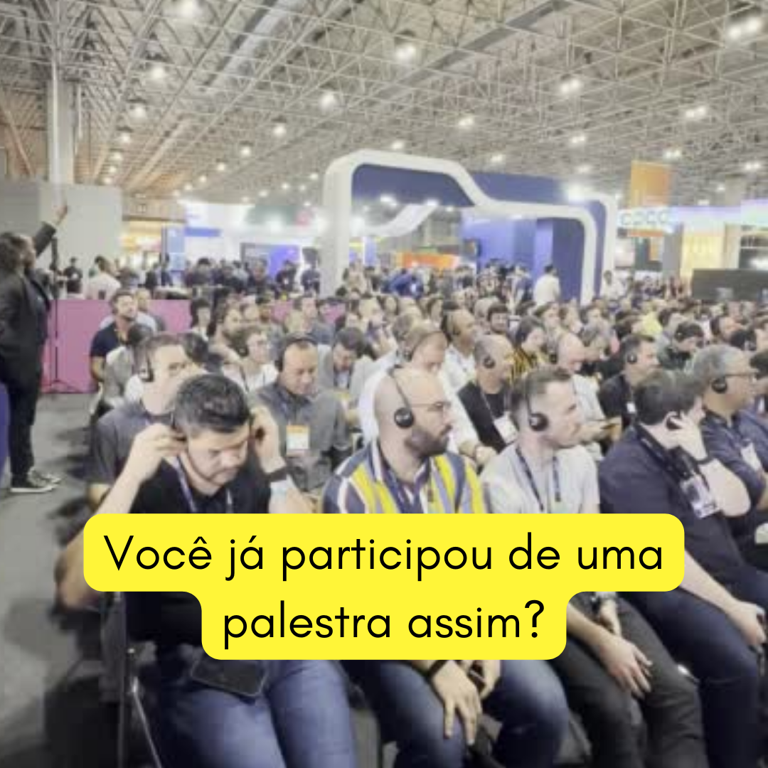 Palestra sileciosa? Você já participou de uma?