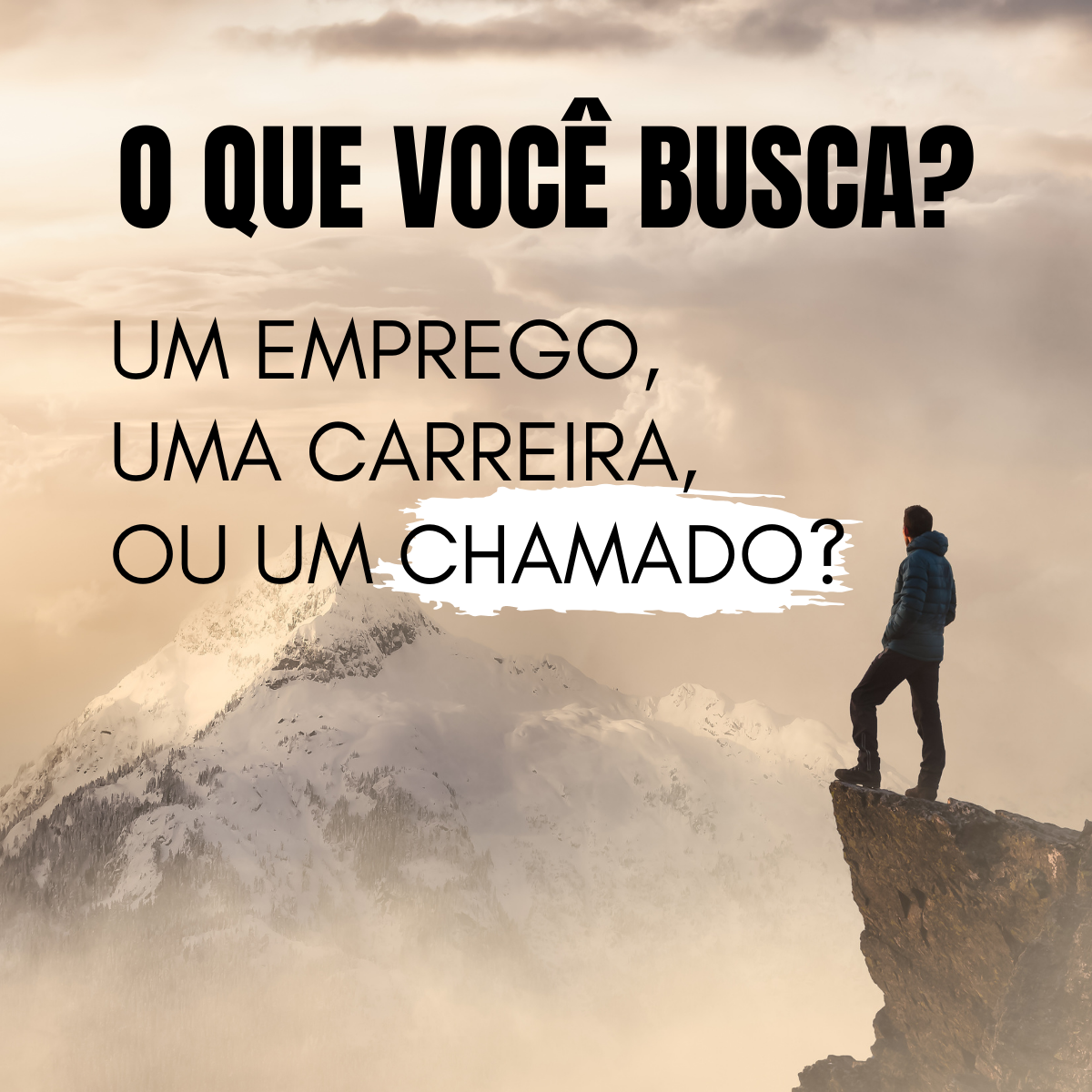 Emprego, carreira ou chamado?